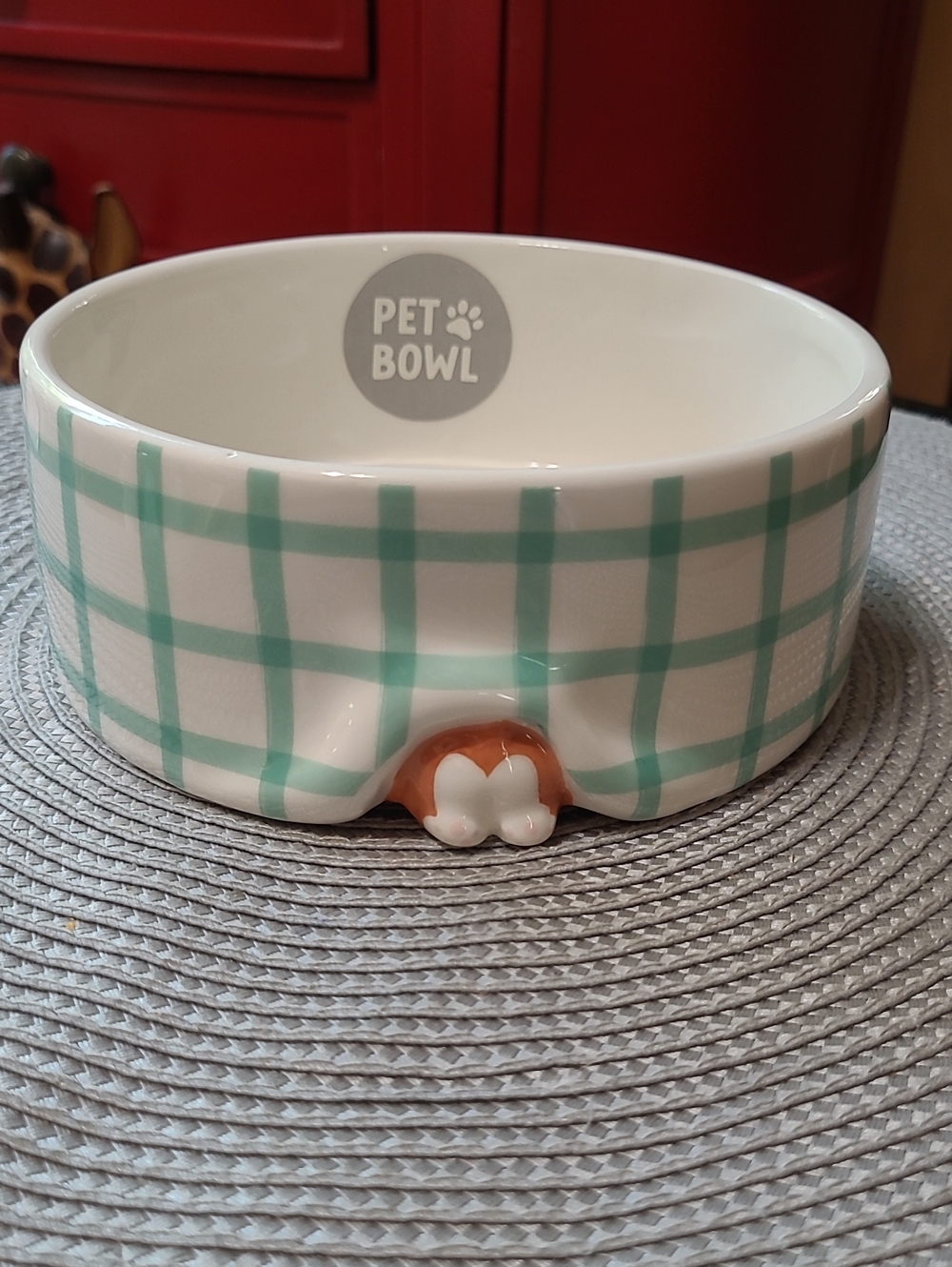 Rockeybear Ceramic Pet Bowl